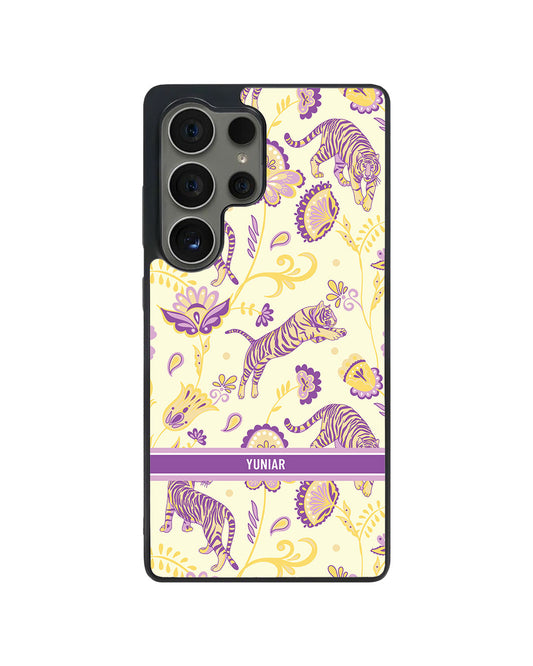Android Avant-Gloss Grip Case - Tiger & Floral 4.0
