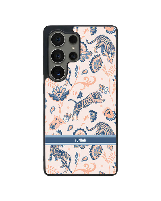 Android Avant-Gloss Grip Case - Tiger & Floral 5.0