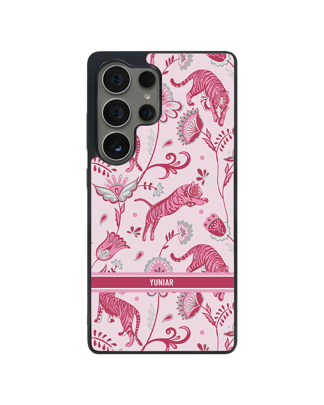 Android Avant-Gloss Grip Case - Tiger & Floral 7.0
