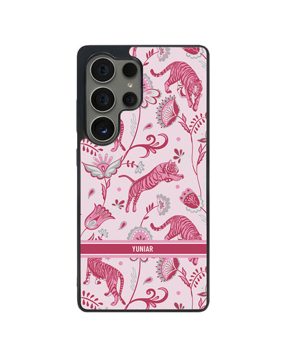 Android Avant-Gloss Grip Case - Tiger & Floral 7.0