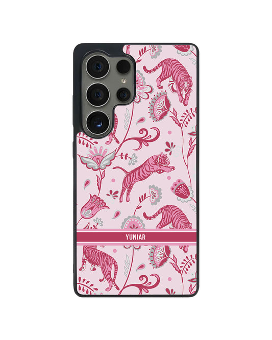 Android Avant-Gloss Grip Case - Tiger & Floral 7.0