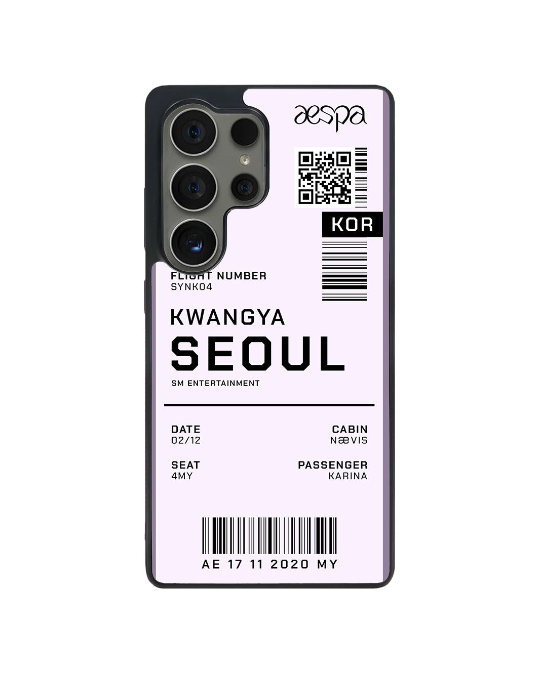 Android Avant-Gloss Grip Case - Aespa Kwangya Ticket