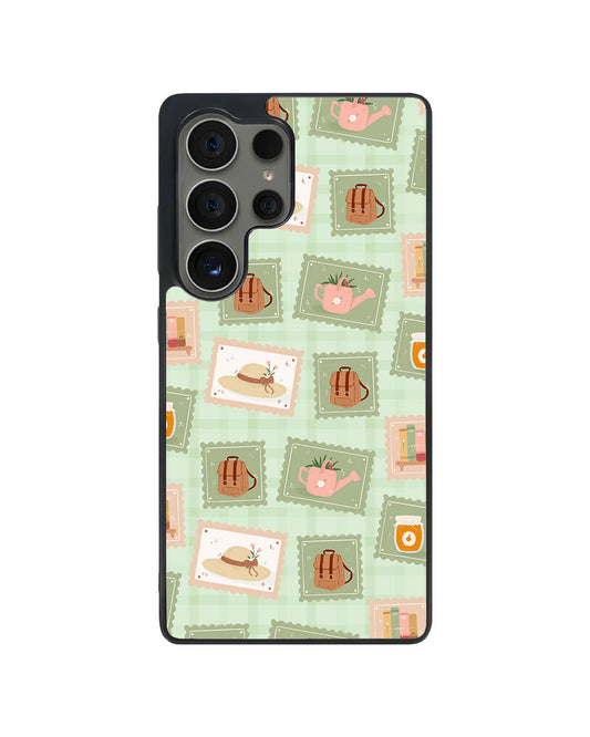 Android Avant-Gloss Grip Case - Cottagecore Stamps