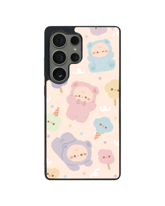 Android Avant-Gloss Grip Case - Cotton Teddy
