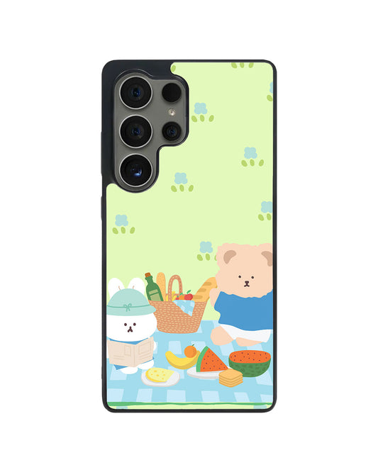 Android Avant-Gloss Grip Case - Picnic Bear Blue