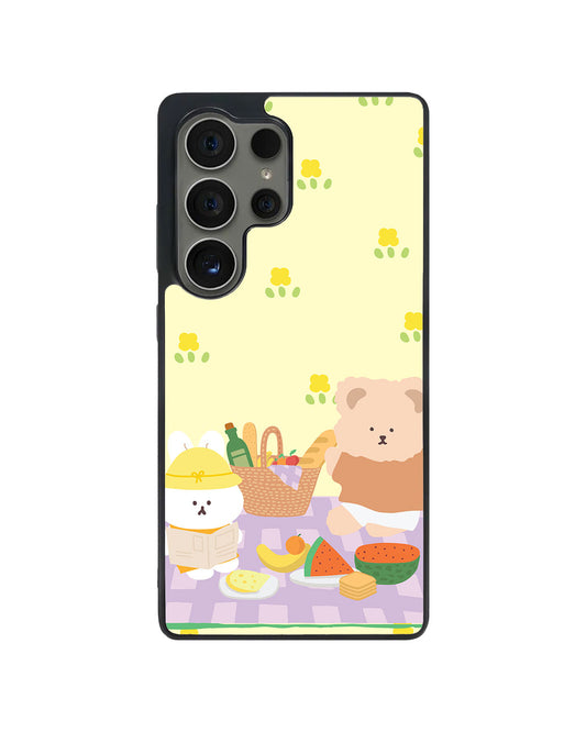 Android Avant-Gloss Grip Case - Picnic Bear Lilac