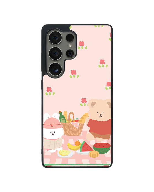 Android Avant-Gloss Grip Case - Picnic Bear Pink