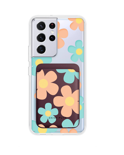 Android Magnetic Wallet Case - Daisy Daze