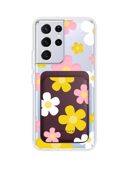 Android Magnetic Wallet Case - Daisy Fresh