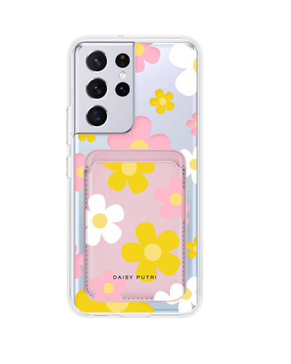 Android Magnetic Wallet Case - Daisy Fresh