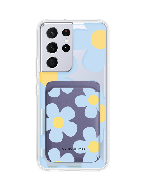 Android Magnetic Wallet Case - Daisy Garland