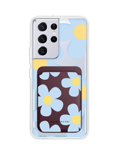 Android Magnetic Wallet Case - Daisy Garland