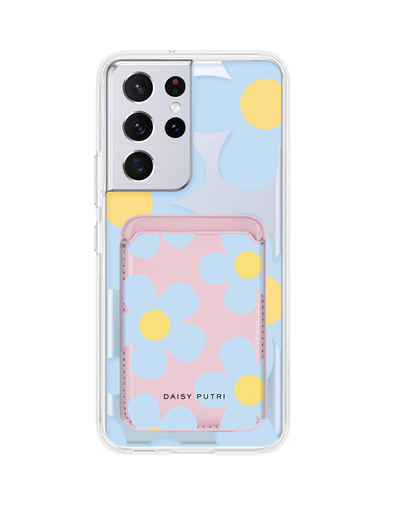 Android Magnetic Wallet Case - Daisy Garland