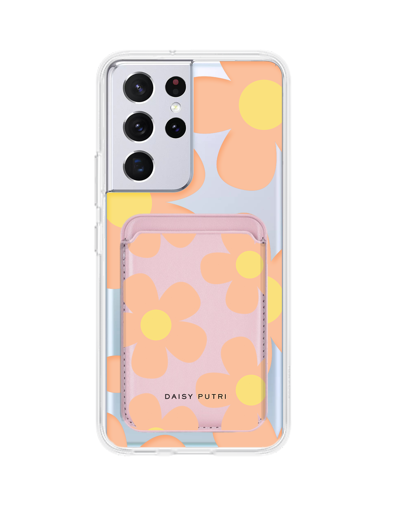 Android Magnetic Wallet Case -  Daisy Love