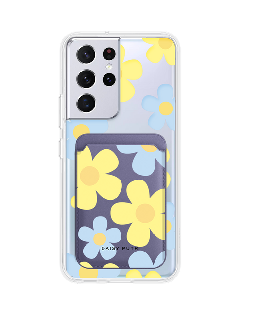 Android Magnetic Wallet Case - Daisy Skies