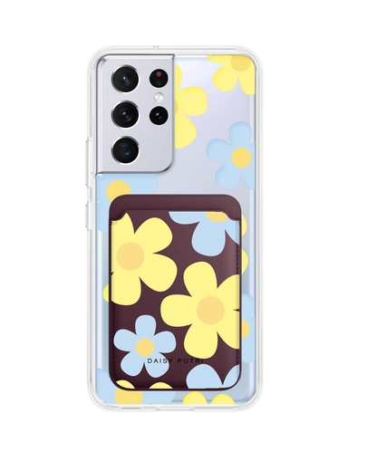 Android Magnetic Wallet Case - Daisy Skies