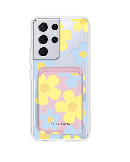 Android Magnetic Wallet Case - Daisy Skies