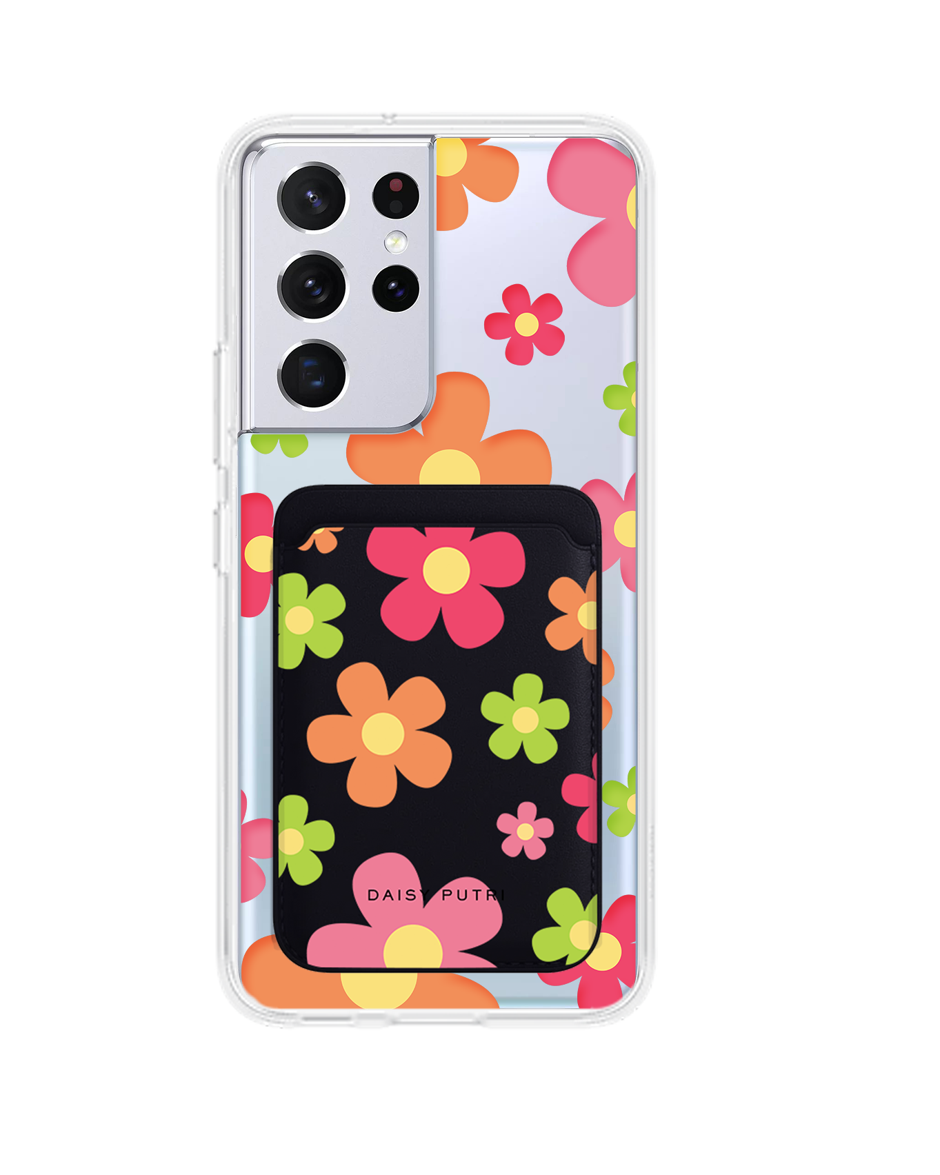 Android Magnetic Wallet Case -  Daisy Sunshine 2.0