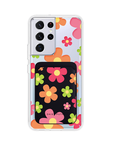 Android Magnetic Wallet Case -  Daisy Sunshine 2.0