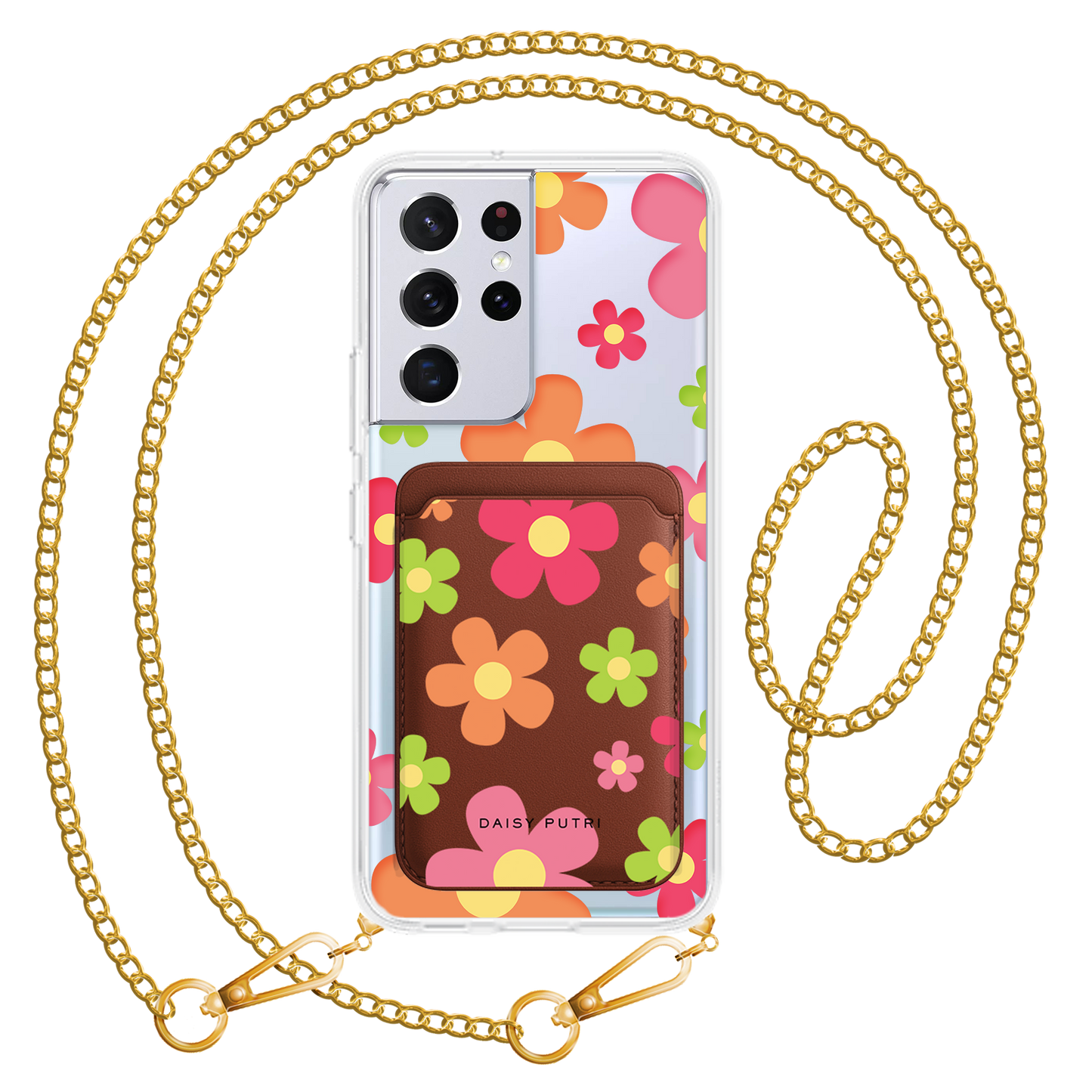 Android Magnetic Wallet Case -  Daisy Sunshine 2.0