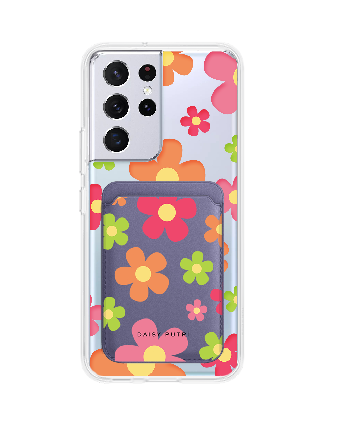 Android Magnetic Wallet Case -  Daisy Sunshine 2.0