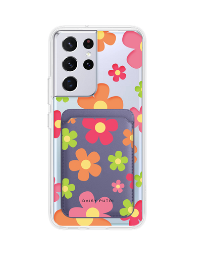 Android Magnetic Wallet Case -  Daisy Sunshine 2.0