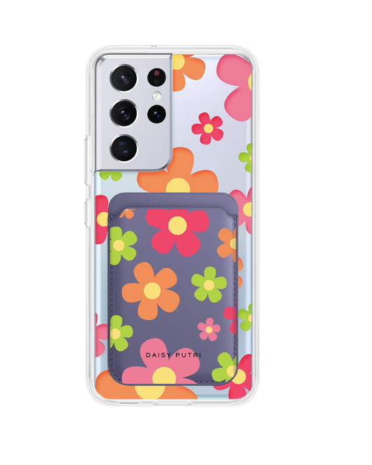 Android Magnetic Wallet Case -  Daisy Sunshine 2.0