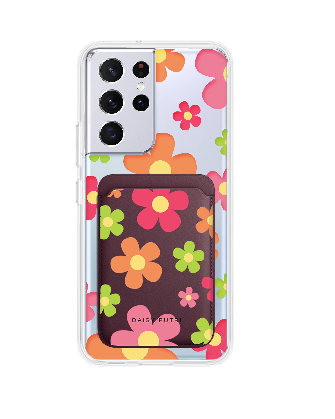 Android Magnetic Wallet Case -  Daisy Sunshine 2.0