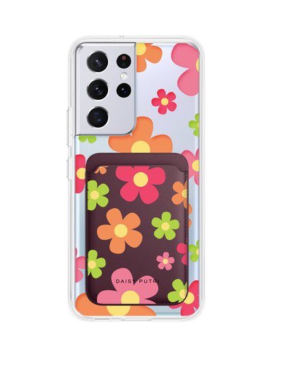 Android Magnetic Wallet Case -  Daisy Sunshine 2.0
