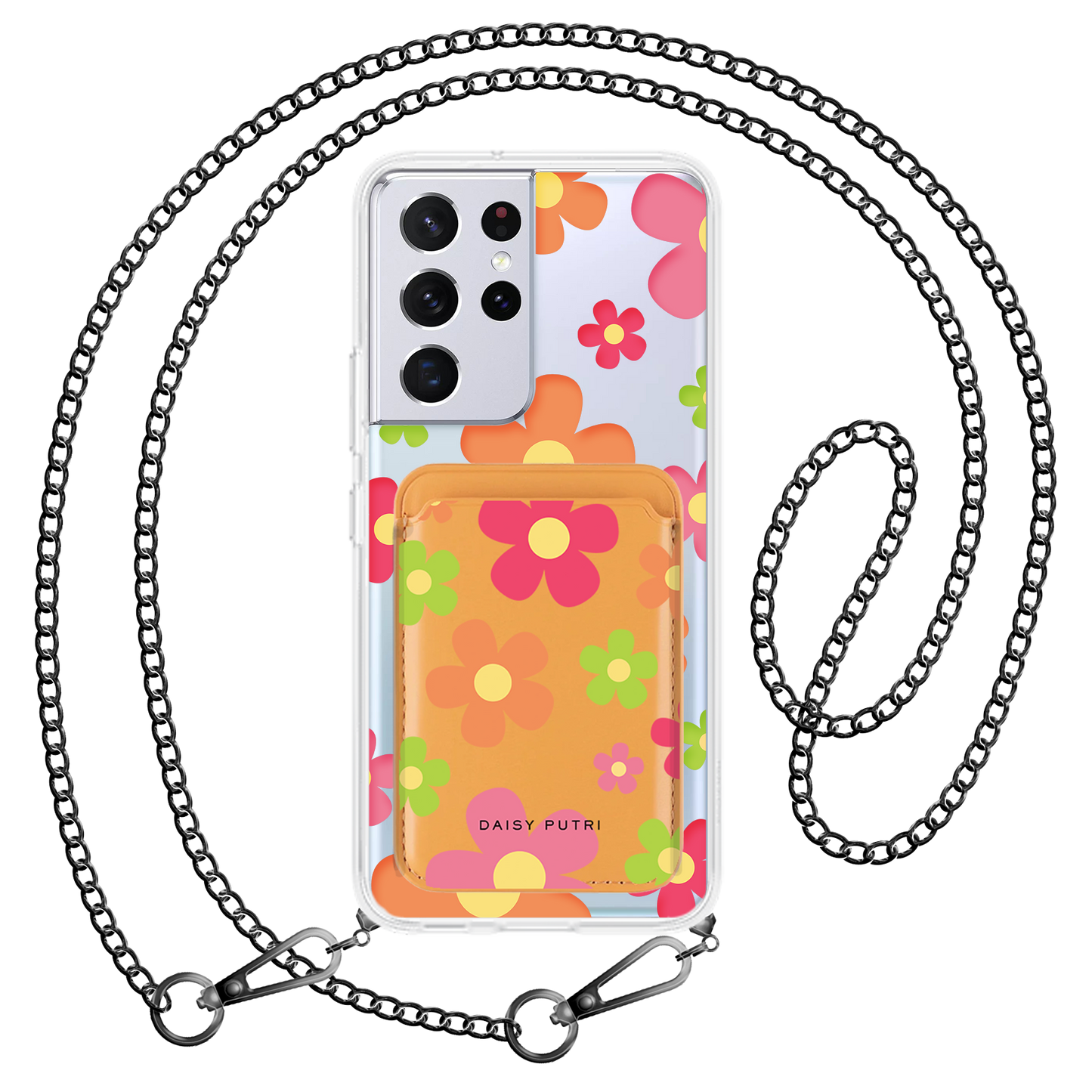 Android Magnetic Wallet Case -  Daisy Sunshine 2.0