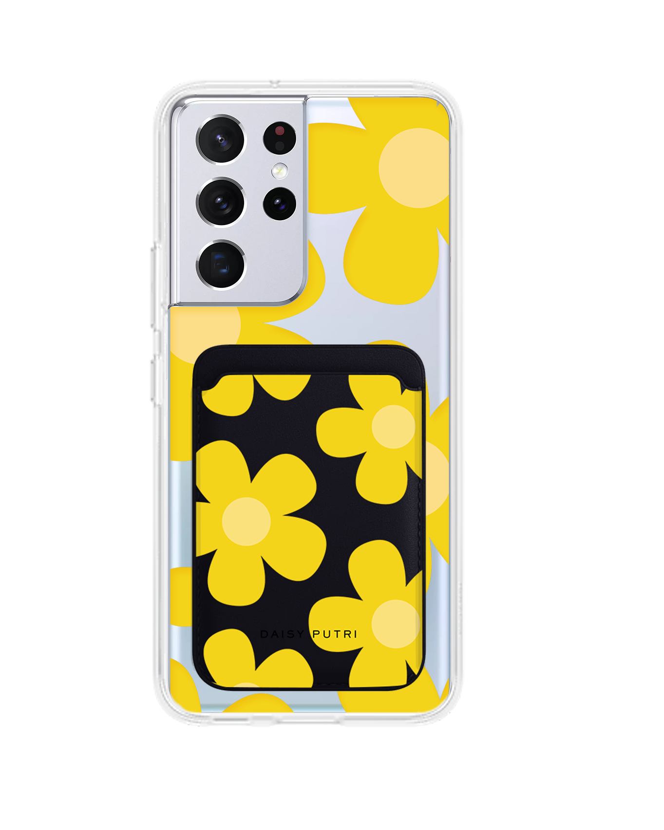 Android Magnetic Wallet Case - Daisy Sunshine