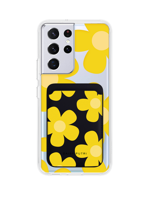 Android Magnetic Wallet Case - Daisy Sunshine