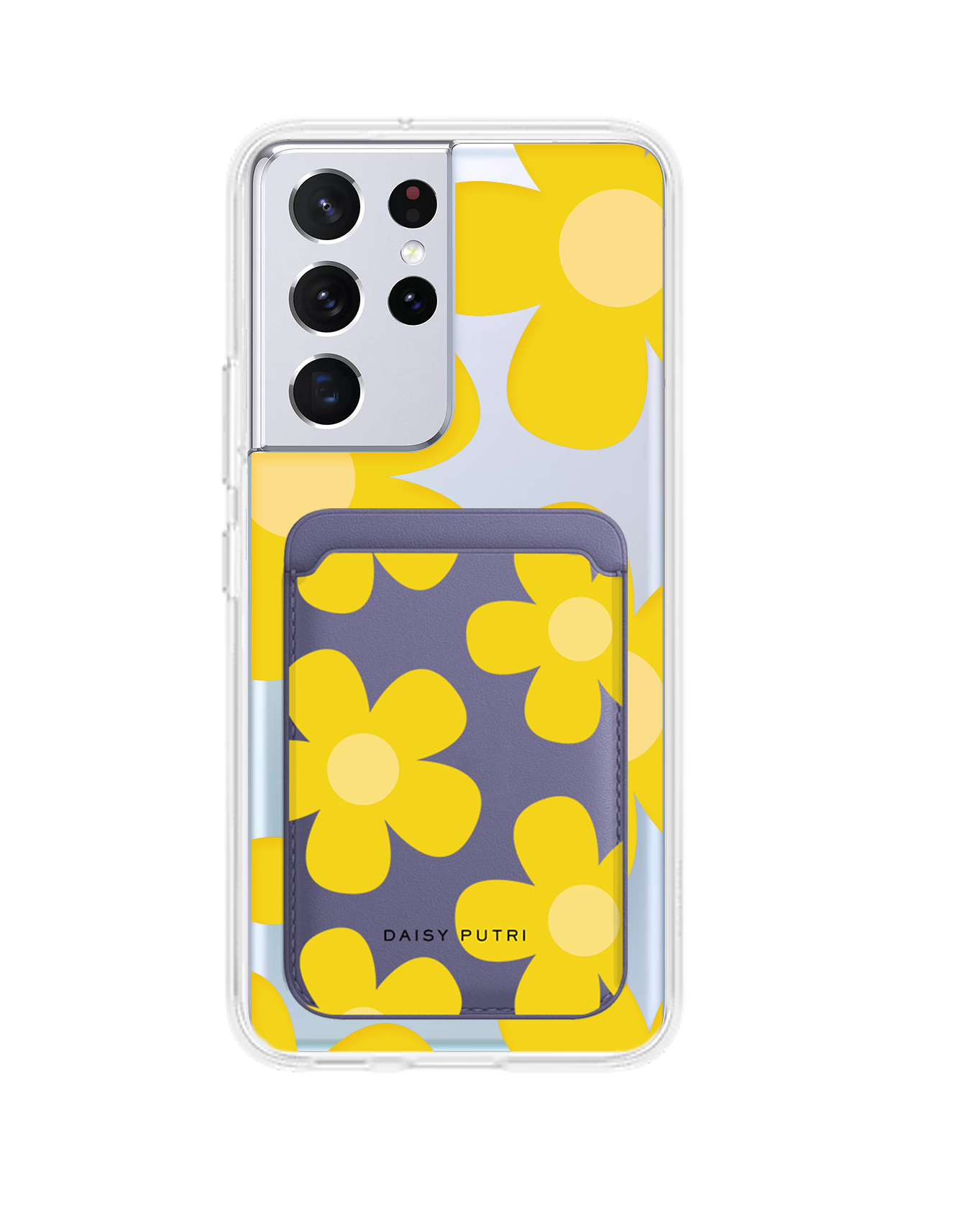 Android Magnetic Wallet Case - Daisy Sunshine