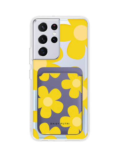 Android Magnetic Wallet Case - Daisy Sunshine