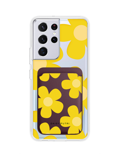 Android Magnetic Wallet Case - Daisy Sunshine