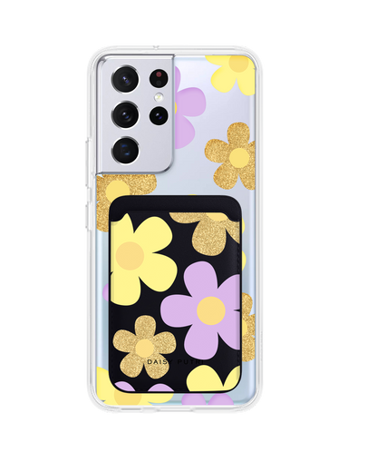 Android Magnetic Wallet Case -  Daisy Twinkle