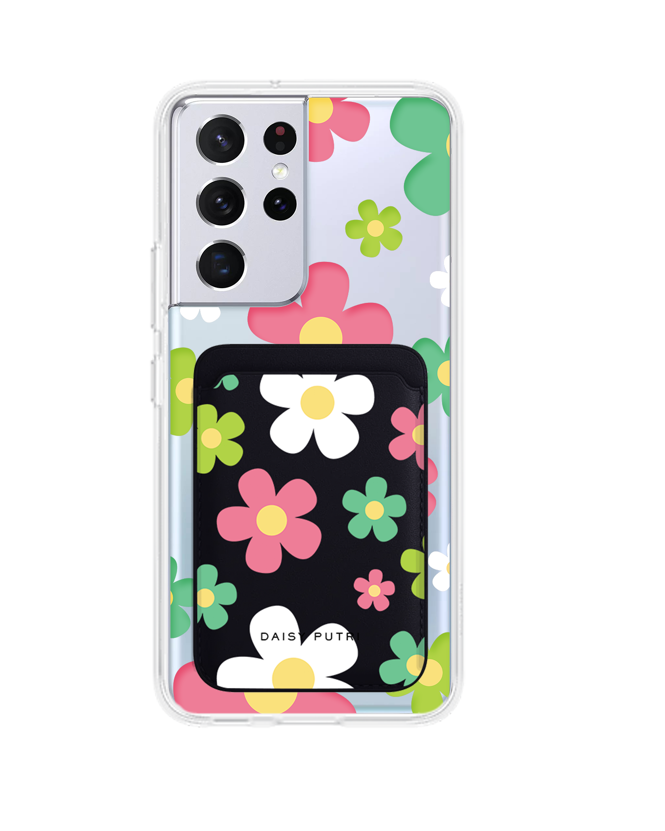 Android Magnetic Wallet Case - Daisy Wild