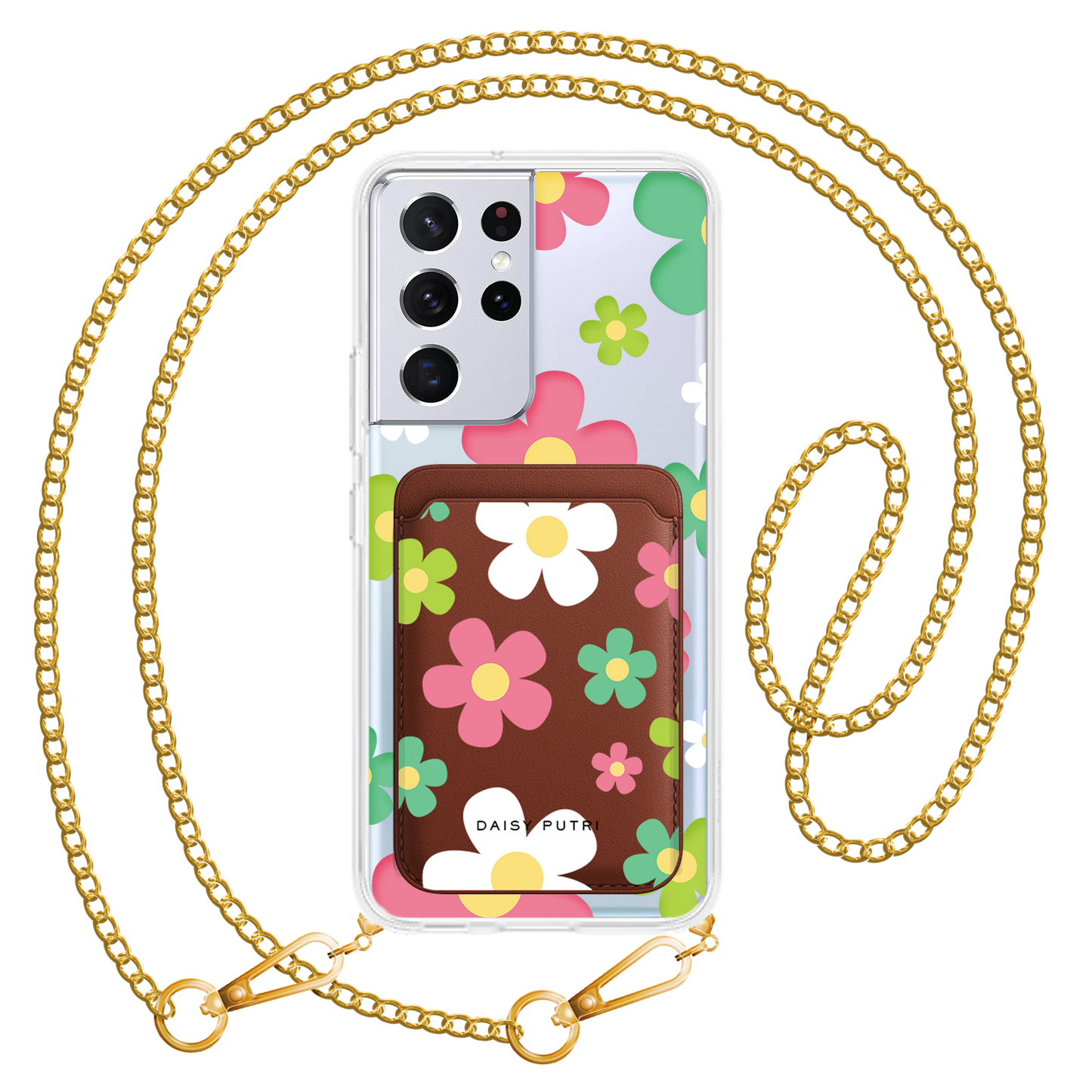 Android Magnetic Wallet Case - Daisy Wild