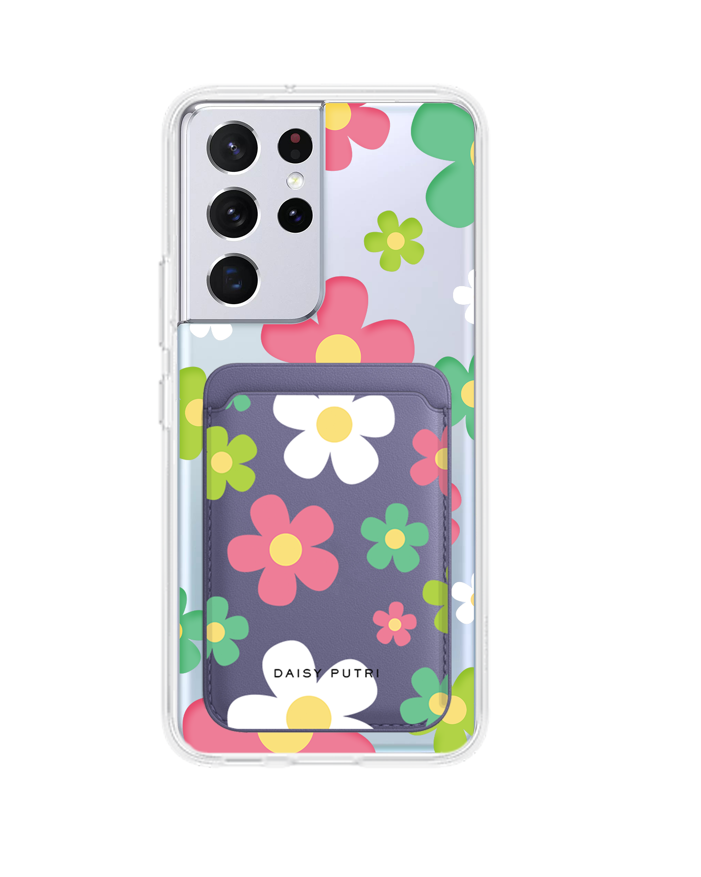 Android Magnetic Wallet Case - Daisy Wild