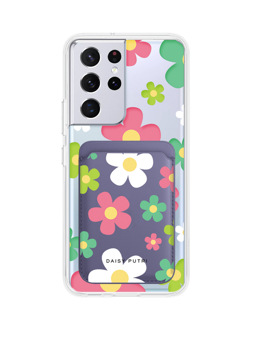 Android Magnetic Wallet Case - Daisy Wild