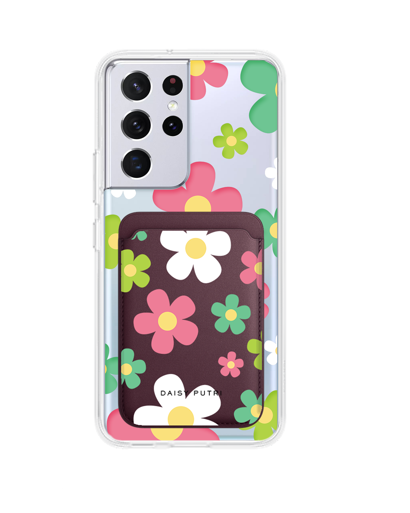 Android Magnetic Wallet Case - Daisy Wild