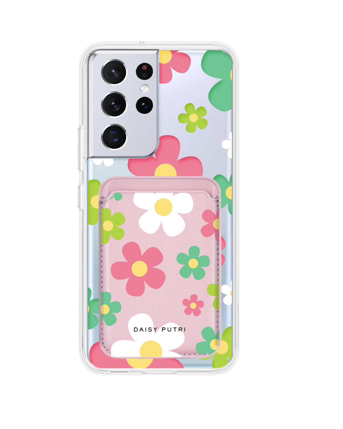 Android Magnetic Wallet Case - Daisy Wild