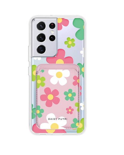 Android Magnetic Wallet Case - Daisy Wild