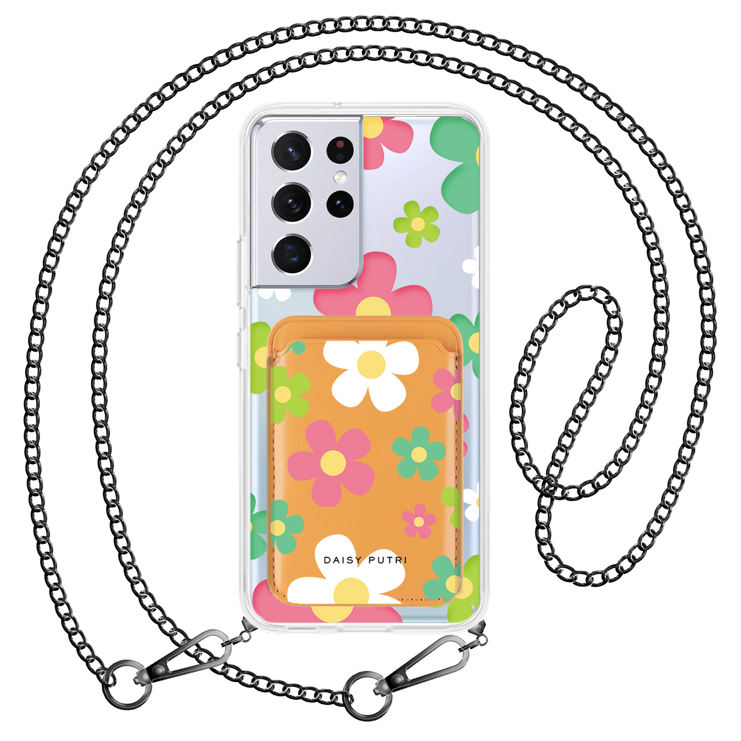 Android Magnetic Wallet Case - Daisy Wild