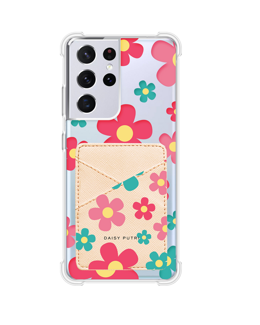 Android Phone Wallet Case -  Daisy Delight 2.0