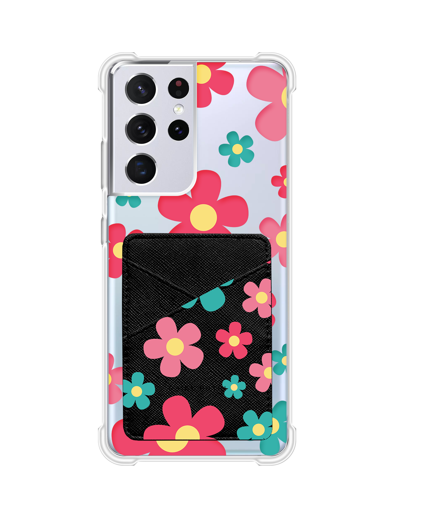 Android Phone Wallet Case -  Daisy Delight 2.0