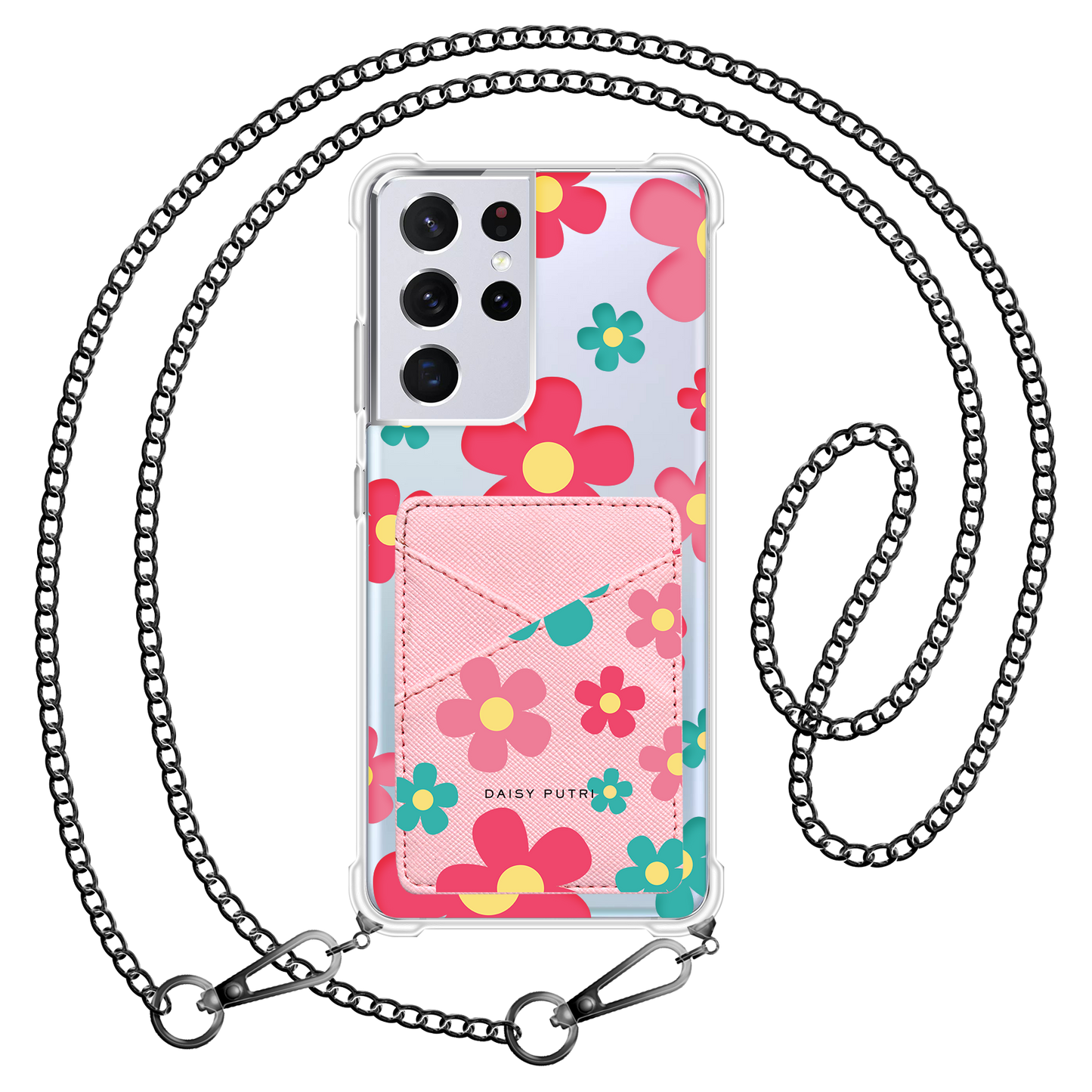 Android Phone Wallet Case -  Daisy Delight 2.0