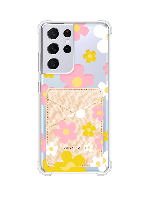 Android Phone Wallet Case -  Daisy Fresh