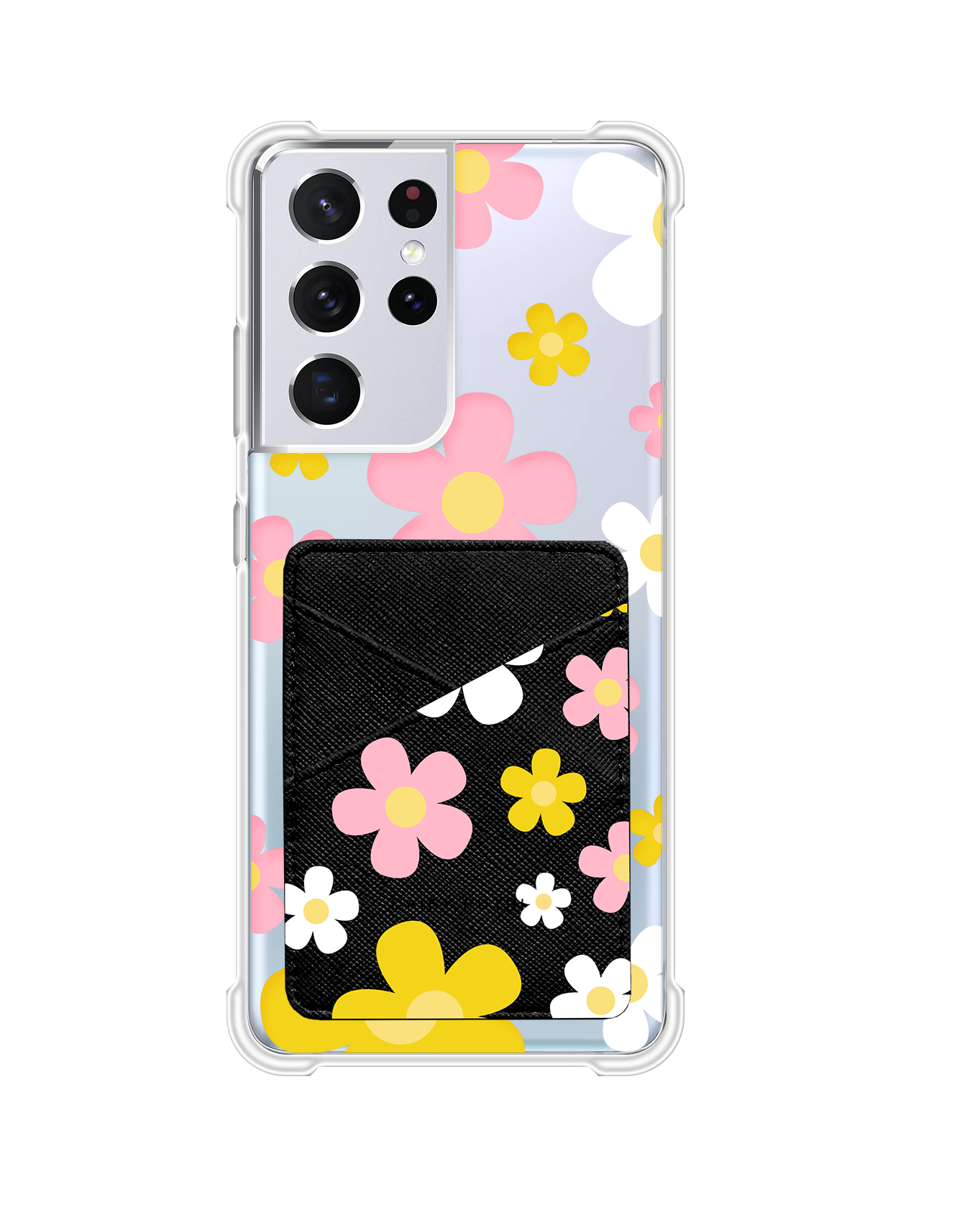 Android Phone Wallet Case -  Daisy Fresh