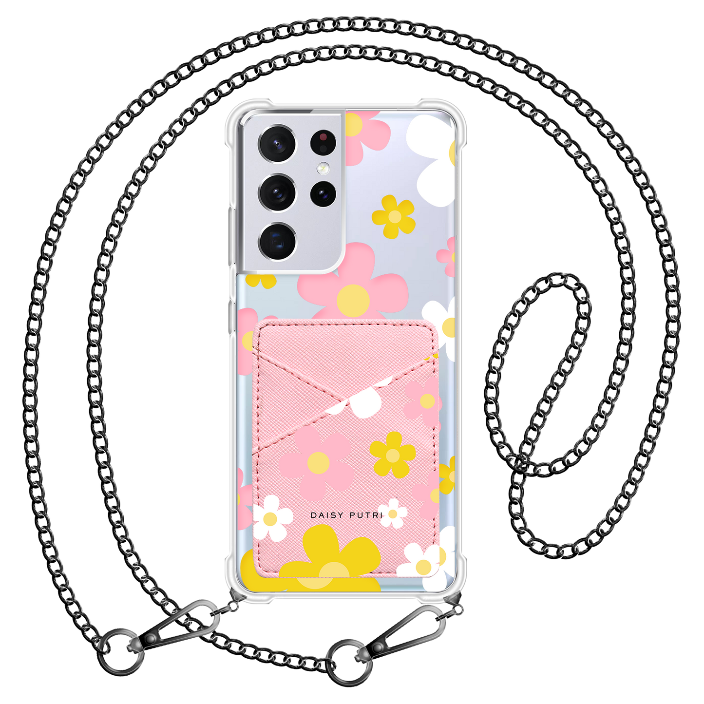 Android Phone Wallet Case -  Daisy Fresh